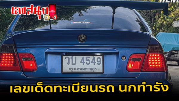 เลขเด็ด ทะเบียนรถ นกทำรัง - "Lucky numbers, car registration numbers, bird nests"