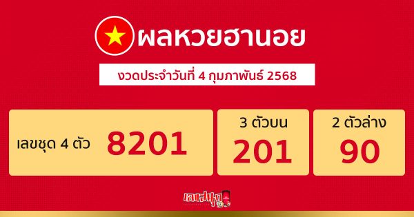 รูปภาพผลหวยฮานอยวันนี้ของ heng99