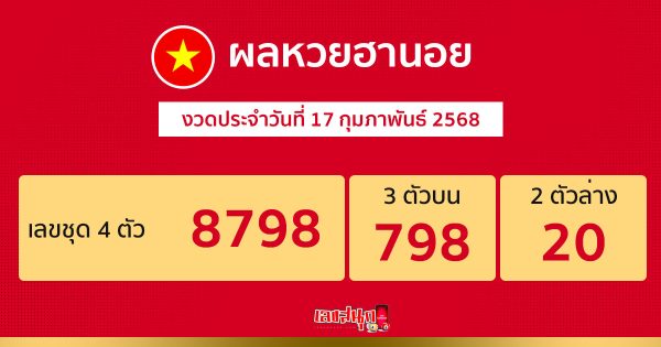 รูปภาพผลหวยฮานอยของ lekdedonline