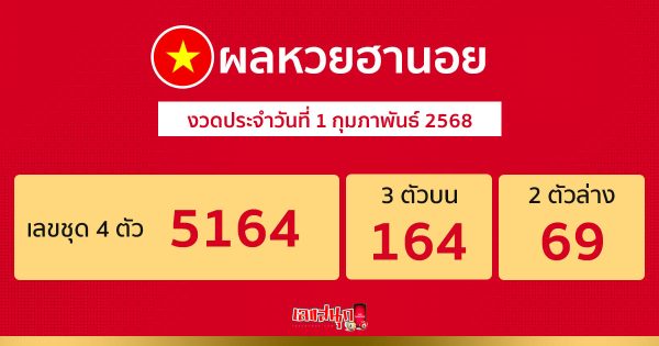 รูปภาพผลหวยฮานอยวันนี้ของ heng99