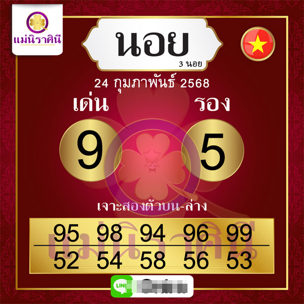 รูปภาพเลขเด็ดแม่นิราศินีของ heng99