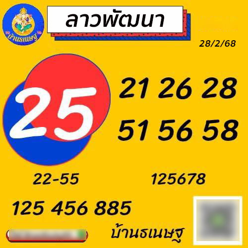 รูปภาพเลขเด็ดหวยลาววันนี้ของ lekdedonline