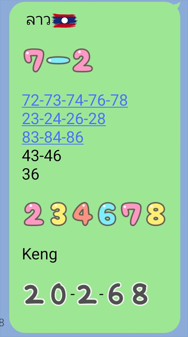รูปภาพเลขเด็ดจาก Keng มงคล ทองคำ ของ heng99