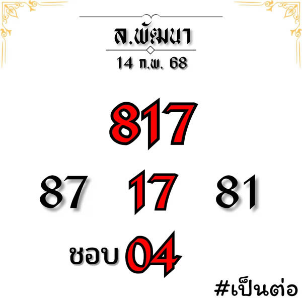 รูปภาพเลขเด็ดแนวทางลาวของ heng99