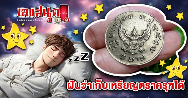 ฝันเก็บเหรียญตราครุฑได้-"Dreaming of collecting Garuda coins"