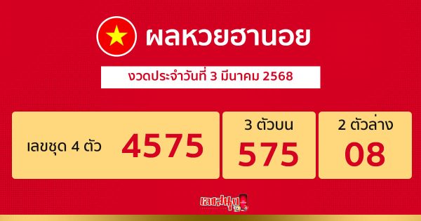 รูปภาพผลหวยฮานอยของ lekdedonline
