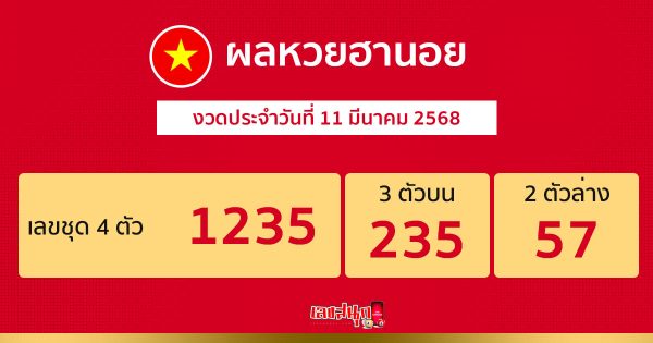 รูปภาพผลหวยฮานอยของ lekdedonline