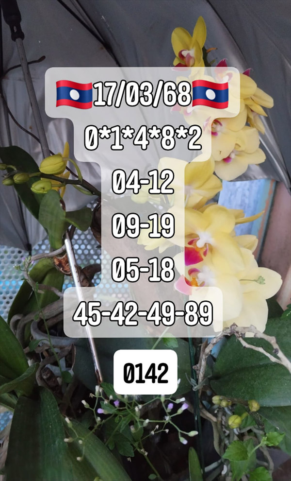 รูปภาพเลขแนวทางหวยลาวซุปเปอร์ของ lekdedonline