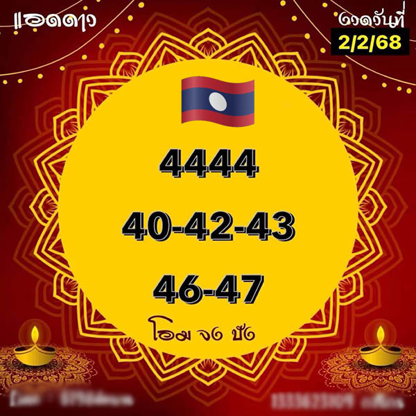 รูปภาพเลขเด็ดแนวทางหวยลาวซุปเปอร์ของ lekdedonline