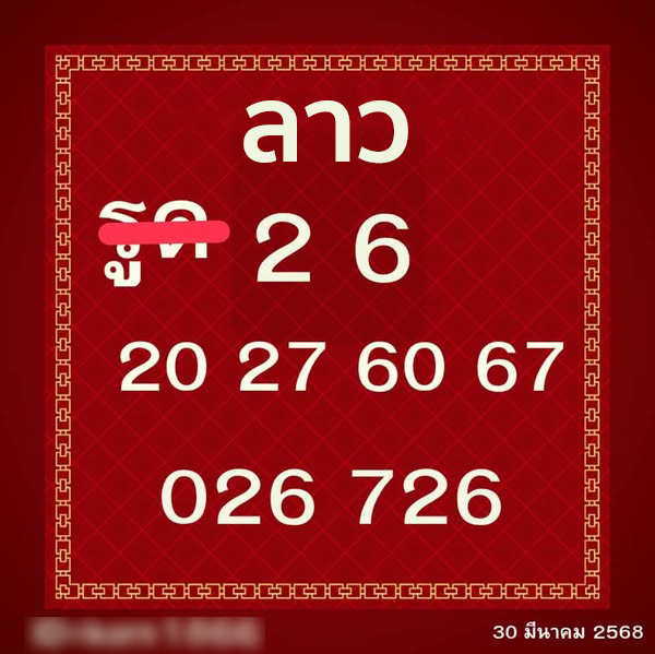 รูปภาพเลขเด็ดหวยลาวซุปเปอร์ของ lekdedonline
