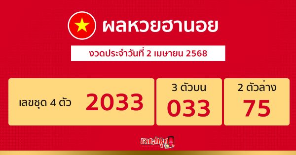 รูปภาพผลหวยฮานอยของ lekdedonline