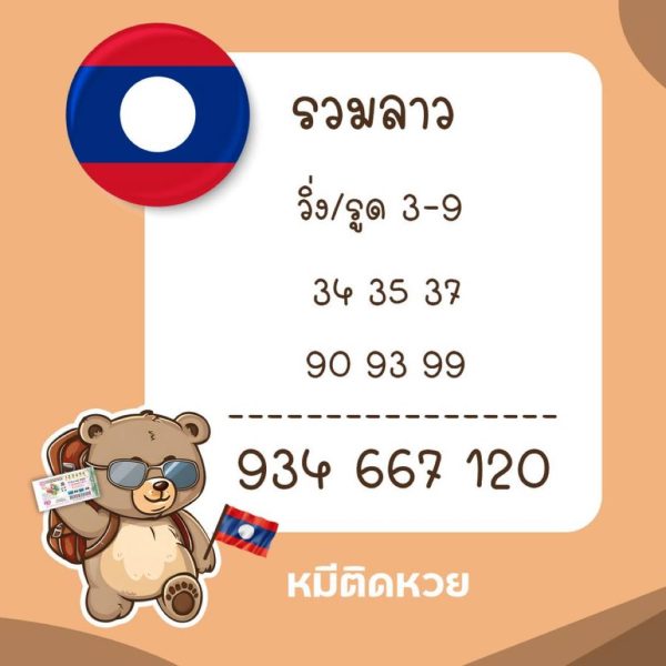 รูปภาพเลขเด็ดหวยลาวซุปเปอร์วันนี้ของ lekdedonline