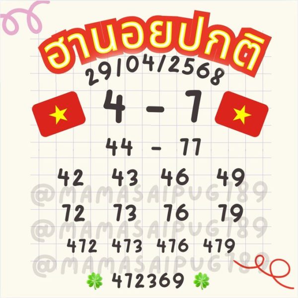รูปภาพแนวเลขเด็ดฮานอยของ heng99