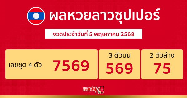 รูปภาพผลหวยลาวซุปเปอร์ของ lekdedonline