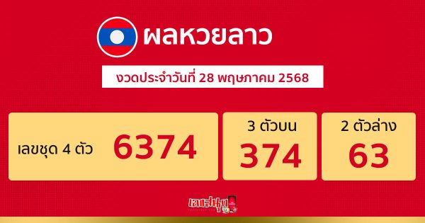 รูปภาพผลหวยลาววันนี้ของ lekdedonline