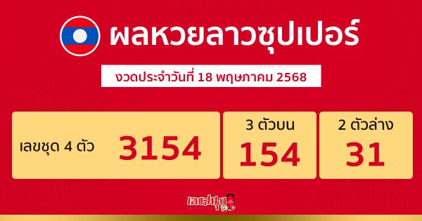 รูปภาพผลหวยลาวซุปเปอร์ของ lekdedonline