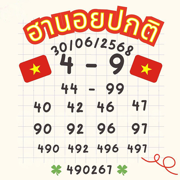 รูปภาพแนวทางหวยฮานอยจากเซียนของ lekdedonline