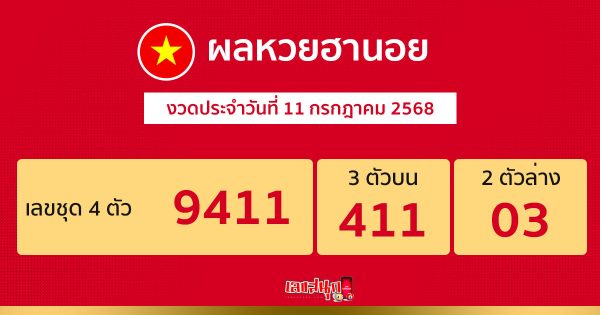 รูปภาพผลหวยฮานอยของ heng99