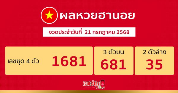 รูปภาพผลหวยฮานอยวันนี้ของ heng99