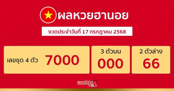 รูปภาพผลหวยฮานอยวันนี้ของ heng99