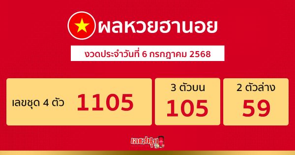 รูปภาพผลหวยฮานอยวันนี้ของ heng99
