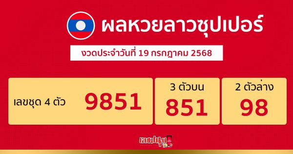 รูปภาพผลหวยลาวซุปเปอร์ของ lekdedonline