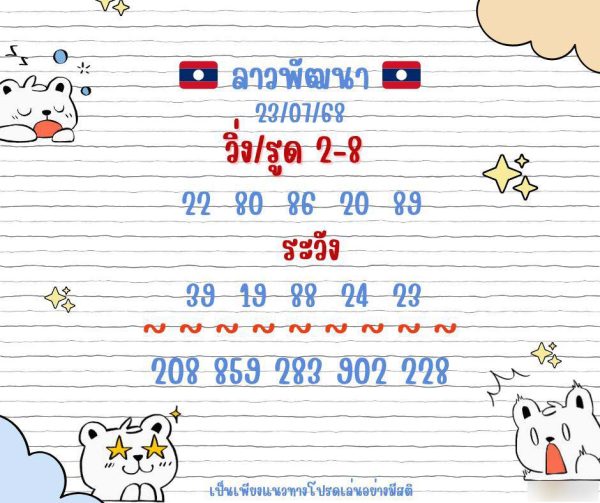 รูปภาพเลขเด็ดหวยลาวของ lekdedonline