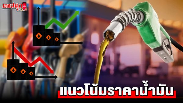 รูปภาพแนวโน้มการปรับเพิ่มลดราคาน้ำมันของ lekdedonline