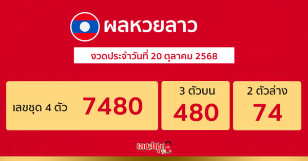 รูปภาพผลหวยลาววันนี้ของ lekdedonline